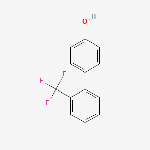 molecular formula C13H9F3O B1612332 4-(2-Trifluoromethylphenyl)phenol CAS No. 319014-58-9