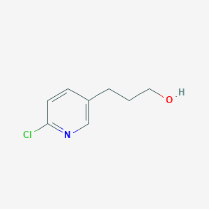 molecular formula C8H10ClNO B1612337 3-(6-Chloropyridin-3-yl)propan-1-ol CAS No. 117528-27-5