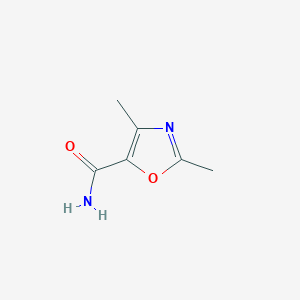 molecular formula C6H8N2O2 B161234 2,4-Dimethyloxazole-5-carboxamide CAS No. 132334-39-5