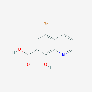 molecular formula C10H6BrNO3 B1612344 5-Bromo-8-hydroxyquinoline-7-carboxylic acid CAS No. 205040-59-1