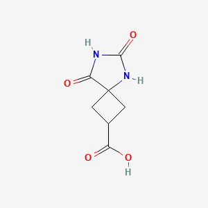6,8-Dioxo-5,7-diazaspiro[3.4]octane-2-carboxylic acid