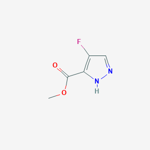 molecular formula C5H5FN2O2 B1612362 methyl 4-fluoro-1H-pyrazole-3-carboxylate CAS No. 85605-94-3