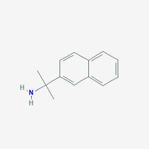 molecular formula C13H15N B1612363 2-(Naphthalen-2-YL)propan-2-amine CAS No. 90299-04-0