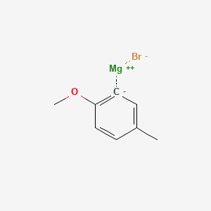 molecular formula C8H9BrMgO B1612365 2-Methoxy-5-methylphenylmagnesium bromide CAS No. 70548-79-7