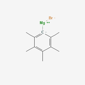 molecular formula C11H15BrMg B1612366 2,3,4,5,6-Pentamethylphenylmagnesium bromide CAS No. 91345-58-3