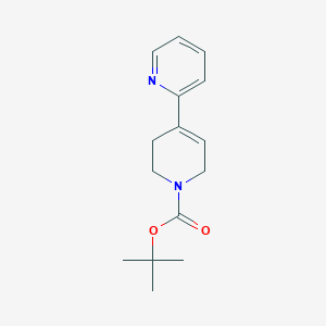 molecular formula C15H20N2O2 B1612367 tert-Butyl 5',6'-dihydro-[2,4'-bipyridine]-1'(2'H)-carboxylate CAS No. 90606-77-2