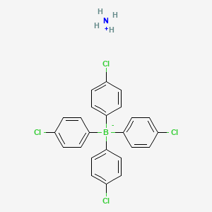 molecular formula C24H20BCl4N B1612371 Ammonium tetrakis(4-chlorophenyl)borate CAS No. 215857-51-5