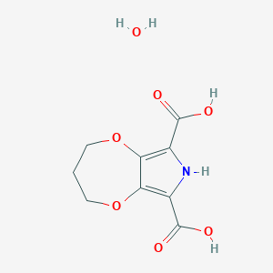 molecular formula C9H11NO7 B1612376 3,4-Propylenedioxypyrrole-2,5-dicarboxylic acid hydrate CAS No. 871126-42-0