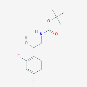 molecular formula C13H17F2NO3 B1612383 N-Boc-2-(2,4-difluorophenyl)-2-hydroxyethanamine CAS No. 939757-31-0