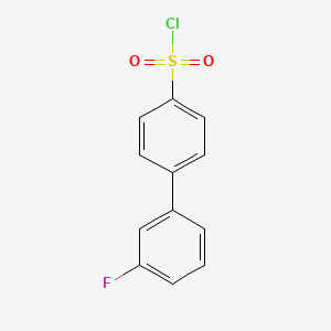 molecular formula C12H8ClFO2S B1612385 3'-Fluoro-biphenyl-4-sulfonyl chloride CAS No. 939761-07-6