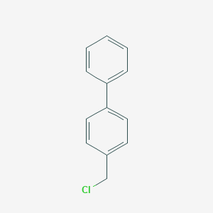 molecular formula C13H11Cl B161239 4-(Chloromethyl)biphenyl CAS No. 1667-11-4