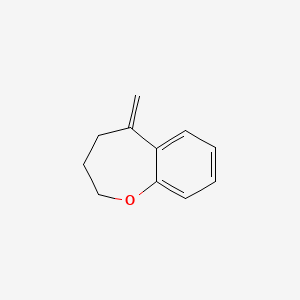 molecular formula C11H12O B1612411 5-Methylene-2,3,4,5-tetrahydrobenzo[b]oxepine CAS No. 20426-84-0