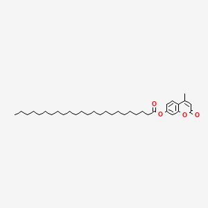 molecular formula C34H54O4 B1612431 4-METHYLUMBELLIFERYL LIGNOCERATE CAS No. 84434-52-6