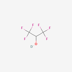 molecular formula C3H2F6O B1612437 1,1,1,3,3,3-Hexafluoro-2-propan(ol-d) CAS No. 38701-73-4