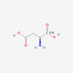 B1612440 L-Aspartic acid-1-13C CAS No. 81201-97-0