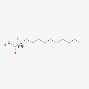 molecular formula C12H24O2 B1612441 Dodecanoic-2-13C acid CAS No. 287100-78-1