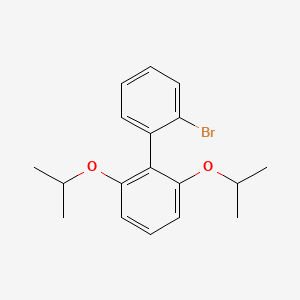 molecular formula C18H21BrO2 B1612442 2-Bromo-2',6'-diisopropoxy-1,1'-biphenyl CAS No. 870703-70-1