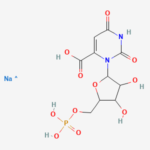 molecular formula C10H13N2NaO11P B1612448 CID 16219795 CAS No. 68244-58-6