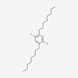 molecular formula C22H36I2 B1612450 1,4-Diiodo-2,5-dioctylbenzene CAS No. 171569-01-0