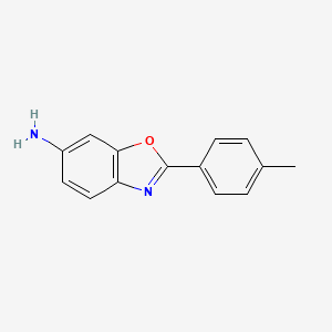 molecular formula C14H12N2O B1612454 2-(4-Methylphenyl)-1,3-benzoxazol-6-amine CAS No. 69657-63-2