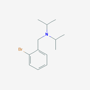 molecular formula C13H20BrN B1612455 (2-Bromobenzyl)diisopropylamine CAS No. 802306-26-9