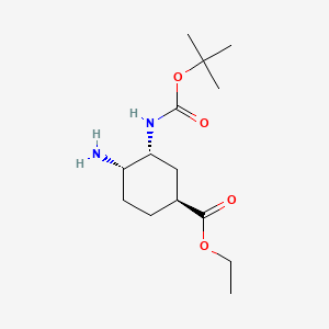 (1S,3R,4S)-4-Amino-3-(Boc-amino)-cyclohexanecarboxylic acid ethyl ester