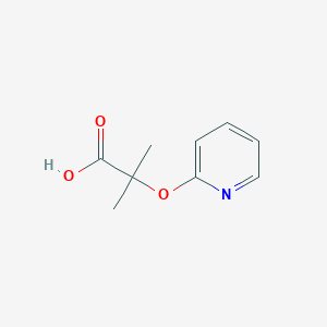 molecular formula C9H11NO3 B1612487 2-(2-Pyridinyloxy)-2-methylpropionic acid CAS No. 605680-46-4
