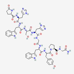 molecular formula C60H69N17O13 B1612488 LH-RH II (chicken) CAS No. 91097-16-4