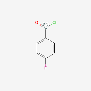 molecular formula C7H4ClFO B1612492 4-fluorobenzoyl chloride CAS No. 91742-47-1