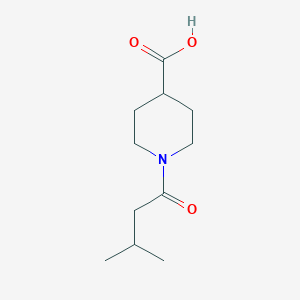 molecular formula C11H19NO3 B1612523 1-(3-Methylbutanoyl)piperidine-4-carboxylic acid CAS No. 926238-85-9
