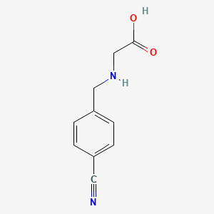 molecular formula C10H10N2O2 B1612524 (4-Cyano-benzylamino)-acetic acid CAS No. 328552-85-8