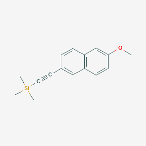 (6-Methoxynaphthalen-2-ylethynyl)trimethylsilane