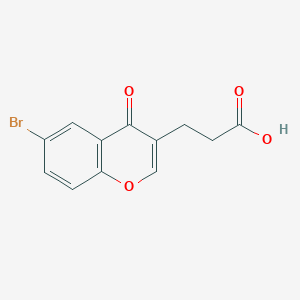 3-(6-Bromo-4-oxo-4H-chromen-3-yl)propanoic acid
