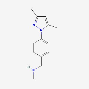 4-(3,5-Dimethyl-1H-pyrazol-1-yl)-N-methylbenzylamine