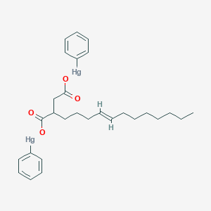 molecular formula C28H36Hg2O4 B1612570 Bis(phenylmercury) dodecenylsuccinate CAS No. 27236-65-3