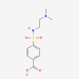 4-{[2-(Dimethylamino)ethyl]sulfamoyl}benzoic acid