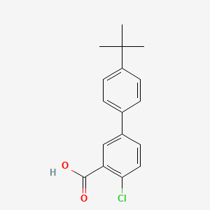 4'-(tert-Butyl)-4-chloro-[1,1'-biphenyl]-3-carboxylic acid