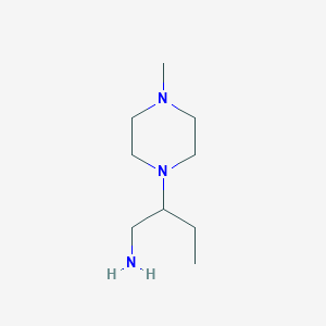 molecular formula C9H21N3 B1612579 2-(4-Methylpiperazin-1-yl)butan-1-amine CAS No. 953739-57-6