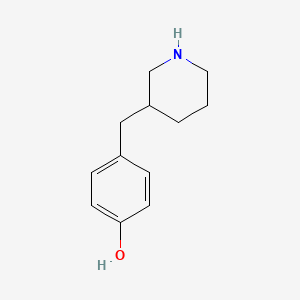 4-Piperidin-3-ylmethyl-phenol