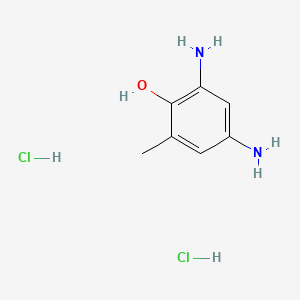 molecular formula C7H11ClN2O B1612594 2,4-Diamino-6-methylphenol dihydrochloride CAS No. 81028-94-6