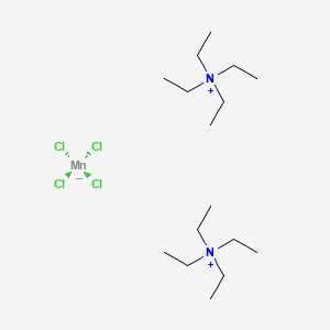 Tetrachloromanganese(2-);tetraethylazanium