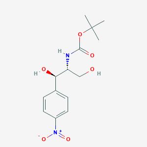 Tert-butyl (1r,2r)-1,3-dihydroxy-1-(4-nitrophenyl)propan-2-ylcarbamate