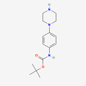 tert-butyl N-[4-(piperazin-1-yl)phenyl]carbamate