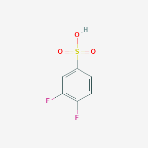 molecular formula C6H4F2O3S B1612608 3,4-Difluorobenzenesulfonic acid CAS No. 1185115-56-3