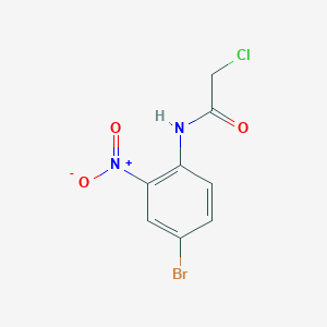 N-(4-bromo-2-nitrophenyl)-2-chloroacetamide