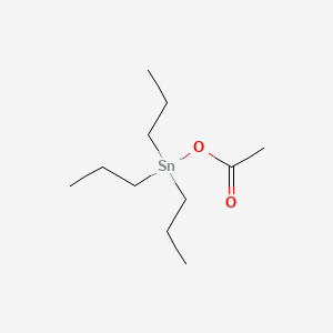 molecular formula C11H24O2Sn B1612613 Tri-n-propyltin acetate CAS No. 3267-78-5