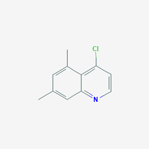 molecular formula C11H10ClN B1612622 4-Chloro-5,7-dimethylquinoline CAS No. 352205-97-1