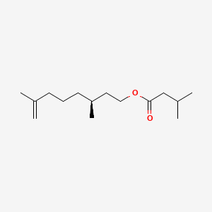 molecular formula C15H28O2 B1612637 Rhodinyl isovalerate CAS No. 7778-96-3