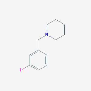 molecular formula C12H16IN B1612666 1-(3-Iodobenzyl)piperidine CAS No. 859850-87-6