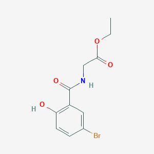 Ethyl 5-bromo-2-hydroxyhippurate